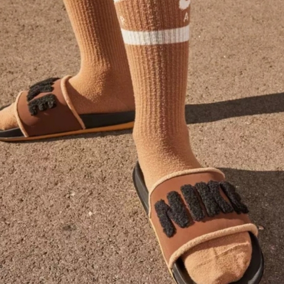 Nike Sandal OffCourt SE Slides SZ 15 DQ4672-200 Cacao Brown Basketball New